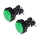 thumbnail image 4 of Botón de empuje para juegos de 46mm redondo, interruptor iluminado LED de 12V con microswitch para arcade, verde, 2 piezas, 4 of 5