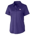 thumbnail image 2 of Women's Cutter & Buck Purple TCU Horned Frogs Vault Prospect Textured Stretch Polo, 2 of 3