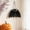 B, variant on Woven Rattan Bat Wall Hanging Halloween Decor, 3D Handcrafted Black Rope Bats, Rustic Natural Farmhouse Halloween Decorations for Home Fireplace Door, Small