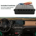thumbnail image 3 of Interruptor Basculante De 6 Bandas ANGGREK DC12V 40A, 3 of 7