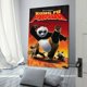 thumbnail image 3 of Kung Fu Panda Cuadro decorativo colgante - Arte de pared - Póster enmarcado - Decoración de pared - Regalos para familia, amigos y aficionados 40*60 cm, 3 of 6
