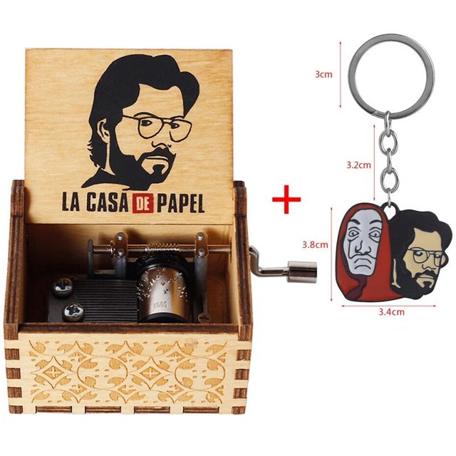 LLavero de caja de música de Dragon Ball Neverland, accesorios de animación de dibujos animados acrílicos de doble cara, superventas