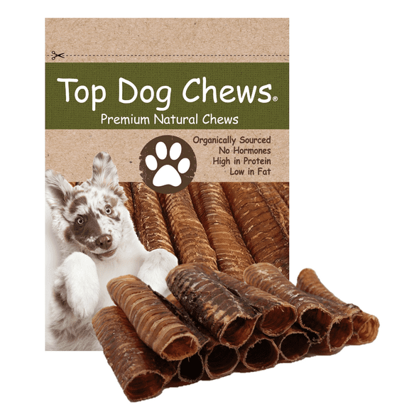 6 Beef Trachea Dog Treats, 10 count
