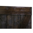 thumbnail image 6 of Calhome 36 in. x 84 in. Dark Walnut Plank Knotty Pine Sliding Barn Wood Interior Door Slab, 6 of 6