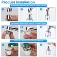 thumbnail image 5 of YANI -2×Faucet Water Filter System Kitchen Sink Mount Filtration Tap Purifier Clean, 5 of 6