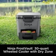 thumbnail image 4 of Ninja FrostVault 30 Quart Wheeled Cooler, Gray, 4 of 8