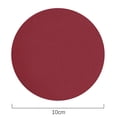 thumbnail image 2 of AMLESO Double Face PU Cuir Résistant à la Chaleur Set de Table Tasse Mat Boisson Coaster Rouge, 2 of 2