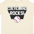 thumbnail image 4 of Inktastic Cleveland Rocks with Baseball Boys or Girls Toddler T-Shirt, 4 of 5