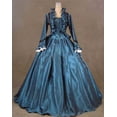 thumbnail image 4 of UPPADA Liquidation Robes d'Invitée de Mariage pour Femmes Hiver Robe à Manches Longues Grande Taille Robe Évasée Robe Maxi de Cocktail pour Femmes Robes de Soirée Ajustées Robe de Fête pour Femmes, 4 of 7