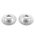 thumbnail image 2 of Power Stop Front Pair of Drilled and Slotted Brake Rotors EBR1224XPR Fits 2011 BMW Z4, 2 of 4