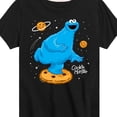 thumbnail image 3 of Sesame Street - Cookie Monster In Space - Toddler and Youth Short Sleeve Graphic T-Shirt, 3 of 5