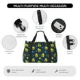 thumbnail image 4 of Fuzoiu Avocado in Space Print Travel Duffle Bag,Carry On Tote Bags,Duffel Bag,Sport Gym Bag, Hospital Bag for Labor and Delivery, Overnight Bag,Luggage Bag, 4 of 7
