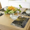 thumbnail image 4 of Ambesonne Street Place Mats Set of 4, Dark City Old Avenues, Standard Size, Multicolor, 4 of 6