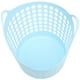 thumbnail image 4 of Cesta de lavandería de plástico reutilizable para el hogar, cesta de almacenamiento para ropa sucia, 4 of 7
