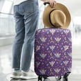 thumbnail image 2 of Purple Fairy Unicorn Pattern Luggage Cover Fashion Suitcase Cover Baggage Covers Fit 25-28 Inch Luggage (Go Travel), 2 of 5