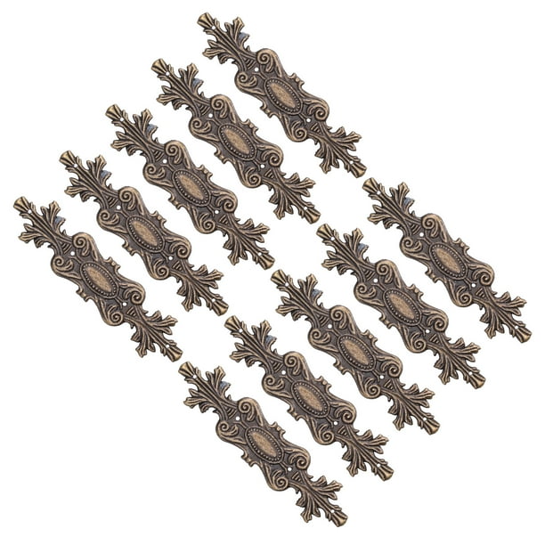 Fdit Wooden Box Metal Decorations,10pcs Corner Covers Vintage Exquisite
