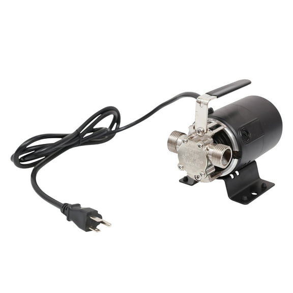 Pump Industrial Efficient Mini Utility Transfer Pump, 115V AC 1/10 HP Powerful Motor 330GPH Plug-In Design Hose Sprinkler Pump for Tanks, Garden , Swimming Pool
