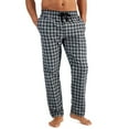 thumbnail image 4 of Hanes Men's Short Sleeve Knit Sleep Top with Woven Pajama Pants, 4 of 4