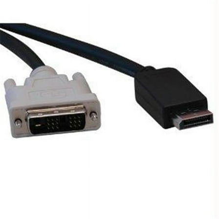 Displayport To Dvi Cable, Displayport With Latches To Dvi-d Single Link Adapter