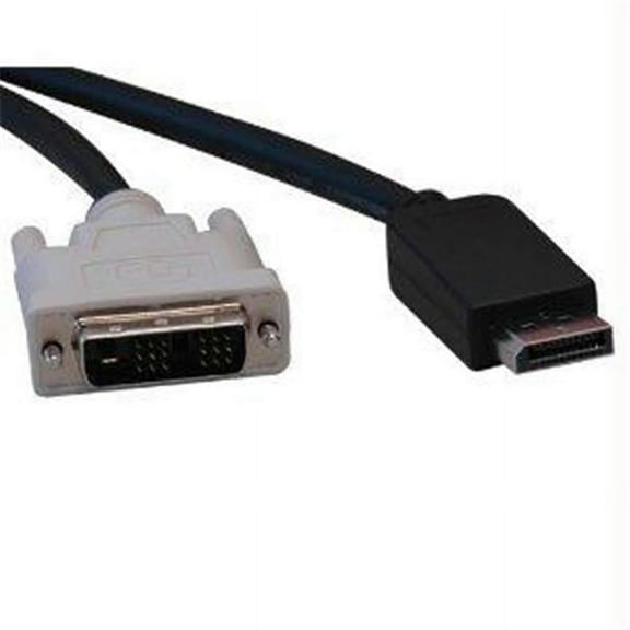 Displayport To Dvi Cable, Displayport With Latches To Dvi-d Single Link Adapter
