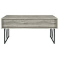 thumbnail image 6 of Analiese 63-inch 4-drawer Writing Desk Grey Driftwood, 6 of 10