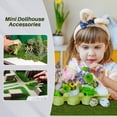 thumbnail image 3 of DUSKEEP Artificial Garden Grass, 1 Pcs Fake Moss, Fairy Grass Lawn Miniature Ornament, Garden Dollhouse DIY Simulation Moss Craft Decor, Faux Grass, Artificial Green Turf Mat Grass 6 x 6 inches, 3 of 8