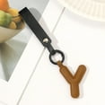 thumbnail image 1 of New Leather English Letter Keychain Hanger Car Keychain Bag Accessories, 1 of 4