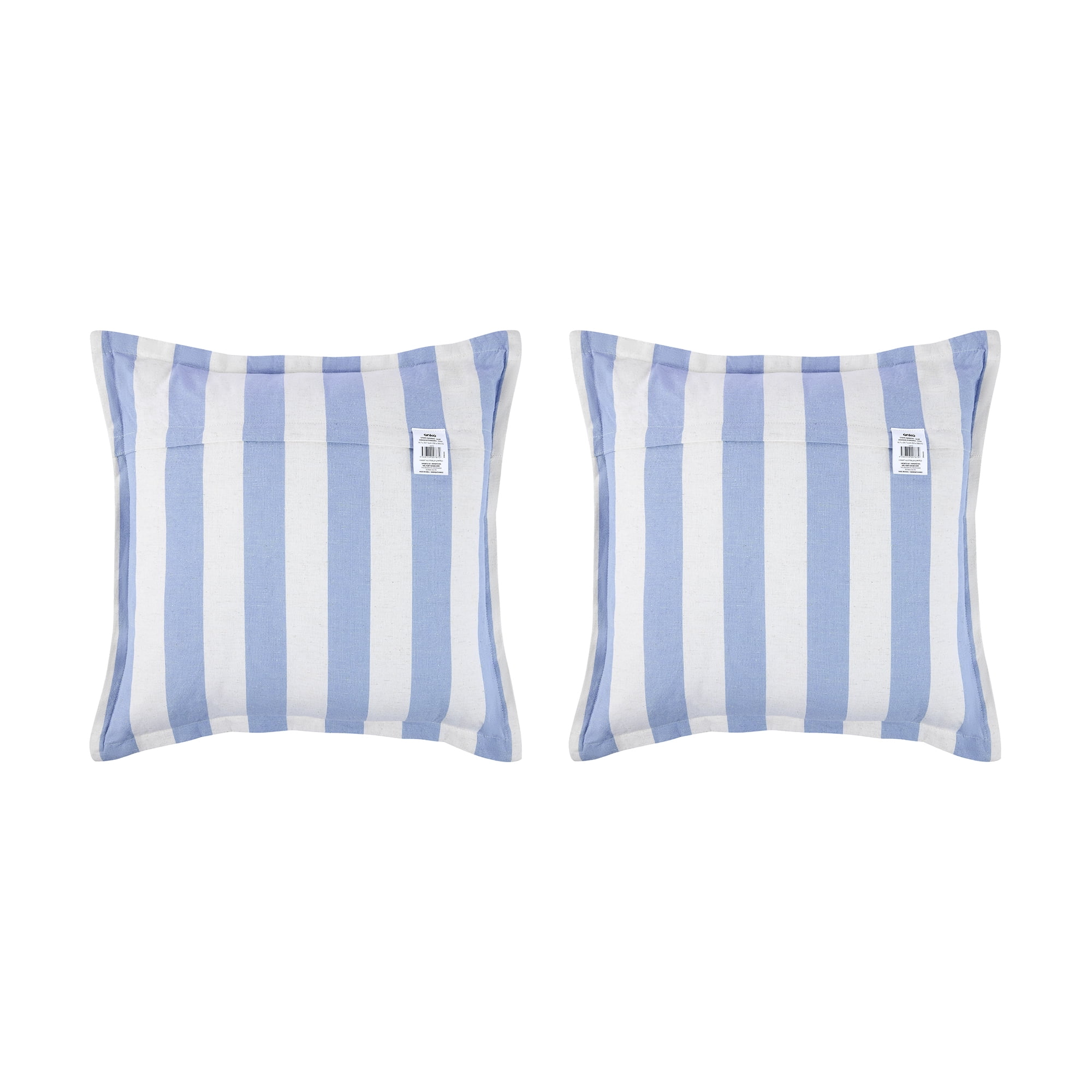 Anko Blue Stripe Cushion 2 pack