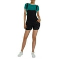 thumbnail image 2 of EASTIN Shorts en Jean à Bretelles Réglables pour Femmes avec Poche avant, Décontractés, Courts, 2 of 6