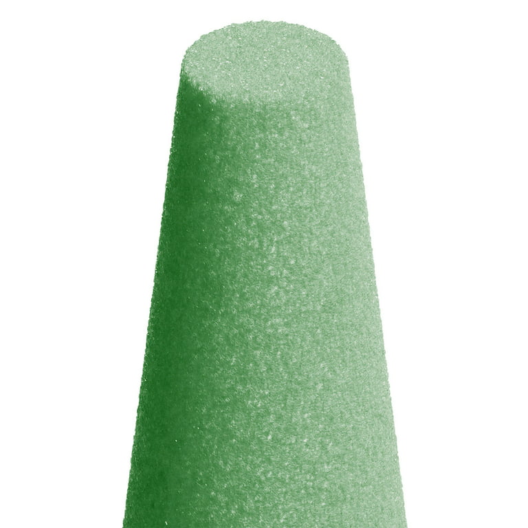 FloraCraft Styrofoam Cone 48-Pack: 6x3 Green
