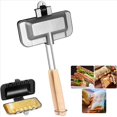 thumbnail image 4 of 4X Hot Dog Toaster , Double-Sided Sandwich Baking Pan, Cheese Maker Sandwich Maker Flip Pan,Camping Frying Pan,4 x Hot Dog Toaster, 4 of 7