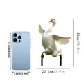 thumbnail image 6 of Qianly Acrylic Garden Yard Stake Decor,Goose Shaped Outdoor Decoration Sign With Realistic Silhouette,1Pc Garden Stake For Garden Patio Lawn Front Porch And Backyard Decoration, 6 of 7