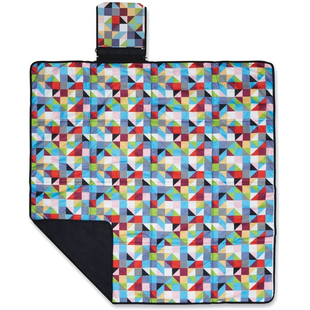 Skip Hop Central Park Outdoor Blanket & Cooler Bag, Prism