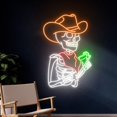 thumbnail image 2 of Handmadetneonsign Cowboy Skeleton Tequila Neon Sign, Tequila Skeleton Led Sign, Wall Décor, 2 of 5