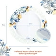 yesbox Paper Plates 150 HYZ01 count, 7 Inch EcoFriendly Disposable
