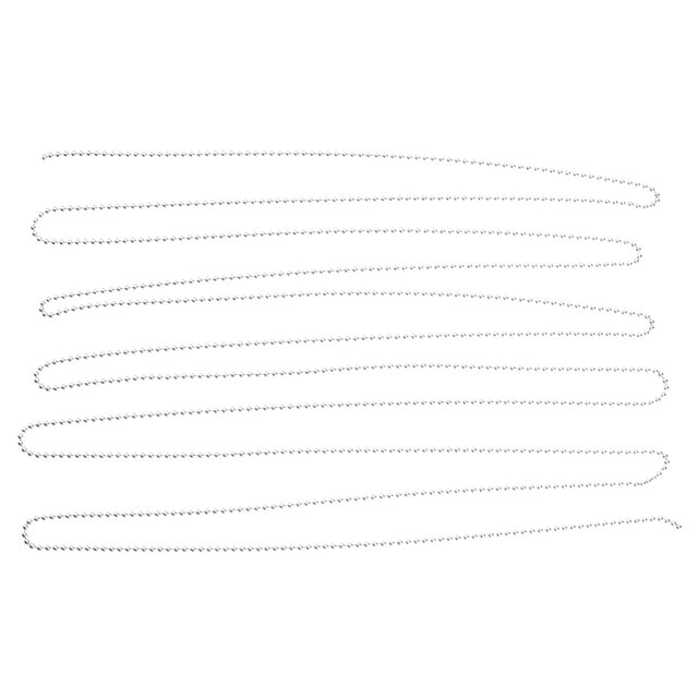 MasteelfCA 3 Meters Length Ball Chain 2.4MM Diameter with 10 Matching Connectors