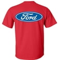 thumbnail image 3 of Fair Game Ford Oval Logo T-Shirt F&B, ford graphic tee-Red-M, 3 of 6