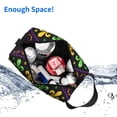 thumbnail image 4 of Uemuo Mardi Gras5 Pattern Portable Toiletry Bags with Handle, Waterproof travel Make up Bags for Women, Large Capacity Travel Cosmetic Bags, 4 of 9