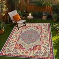 thumbnail image 3 of 1PC Ethnic Region Carpet Local Carpet, Lightweight Washable Easy-to-Tidy Rug Mat Festival Gift, Suitable for Living Room, Bedroom, Dining Room, Office, Balcony, Room Accessones, 3 of 8