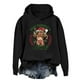 thumbnail image 1 of WILLBEST Sudaderas Deportivas Mujer Invierno Navidad Vaca Santa Sudadera con Capucha Chica​​, 1 of 4