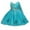 Blue, variant on Zwiiyzr Toddler Kids Girls Birthday Dresses Tutu Tulle Dress Net Yarn Embroidery Flowers Mesh Party Gown Long Dresses Hot Pink