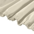 thumbnail image 4 of Modern Threads 4-Piece Crochet Lace Hem Linen Beige Microfiber Bed Sheet Set, California King, 4 of 17