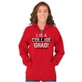 thumbnail image 3 of College Grad Class Degree Educated Zip Up Hoodie Men's Women's Brisco Brands S, 3 of 6