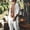 White, variant on Men's Summer Beach Kimono Shirt Short Half Sleeve Chiffon Open Front Shirt Solid Color Lightweight Sun Protection Casual Long Cardigan Size 3XL White