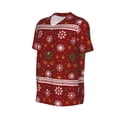 thumbnail image 2 of Haiem Hip Hop Hipster Baseball Jersey Button Down Shirts Sports Uniforms Men Women Jersey(Merry Christmas,Small), 2 of 9
