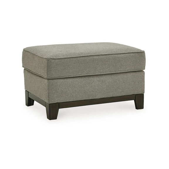 Signature Design by Ashley Kaywood Upholstered Ottoman, Granite Gray