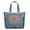 Bohemian, variant on Checkered Moroccan Pattern Weekender Bag Travel Tote with Rustic Plaid Style Geometric Fusion, Carry-On for Short Getaways