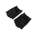 thumbnail image 3 of Baohd Retro PU Leather Men Fingerless Driving Cycling Gloves XL Black Hook Loop, 3 of 9