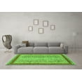 thumbnail image 3 of Ahgly Company Indoor Rectangle Oriental Green Modern Area Rugs, 7' x 10', 3 of 4