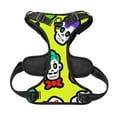 thumbnail image 5 of XMXY No Pull Dog Harness, Sugar Skull Cartoon Skeleton Adjustable Reflective Pet Harness with Oxford Vest, Large Size, 5 of 9